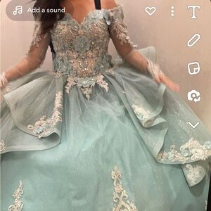 XV dress and Petti Coat size 6